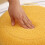 Vanity Stool Lambswool Fabric Padded Seat Ottoman 3