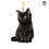 Black Cat Christmas Ornament Acrylic 2D Hanging 5