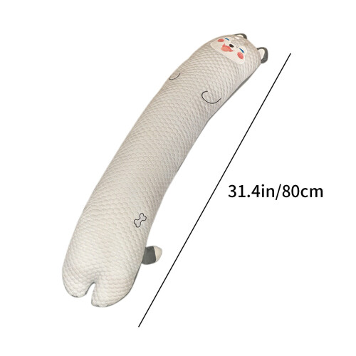 Almofada decorativa comprida para sofá, 80 cm (31,5 pol.), macia e aconchegante. 2