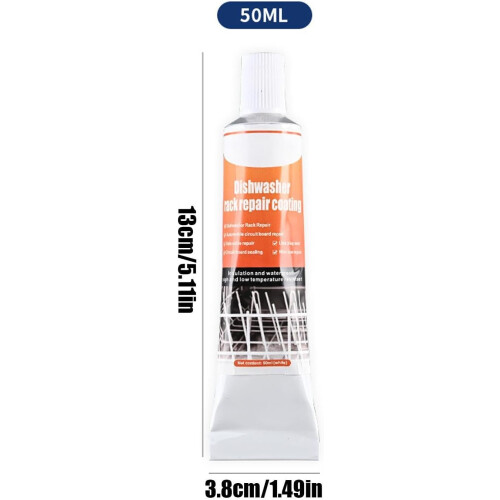 Kit réparation panier lave-vaisselle, colle 50ml 2