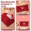 Red Envelope for Valentine's Day with Heart Design 1 Piece 5