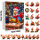 Musical Christmas Advent Calendar Rooster Theme 24 Boxes 2