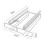 Stainless Steel Wine Rack Wall-Mounted 6-Bottle 7