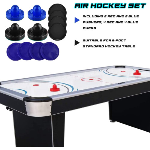 Air Hockey Pushers and Pucks Replacement Accessories for 1