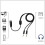 2-in-1 3.5mm Headset Adapter Cable for Smartphones 2