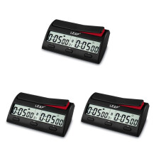 3X LEAP Chess Clock Advanced Digital Chess Timer with 7 Type 38 Timing Set Modes Professional Chess Clock Game Timer