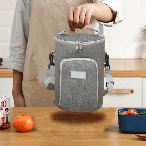 Sac isotherme rond pour bento (1 pièce) 2