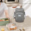 Sac isotherme rond pour bento (1 pièce) 4