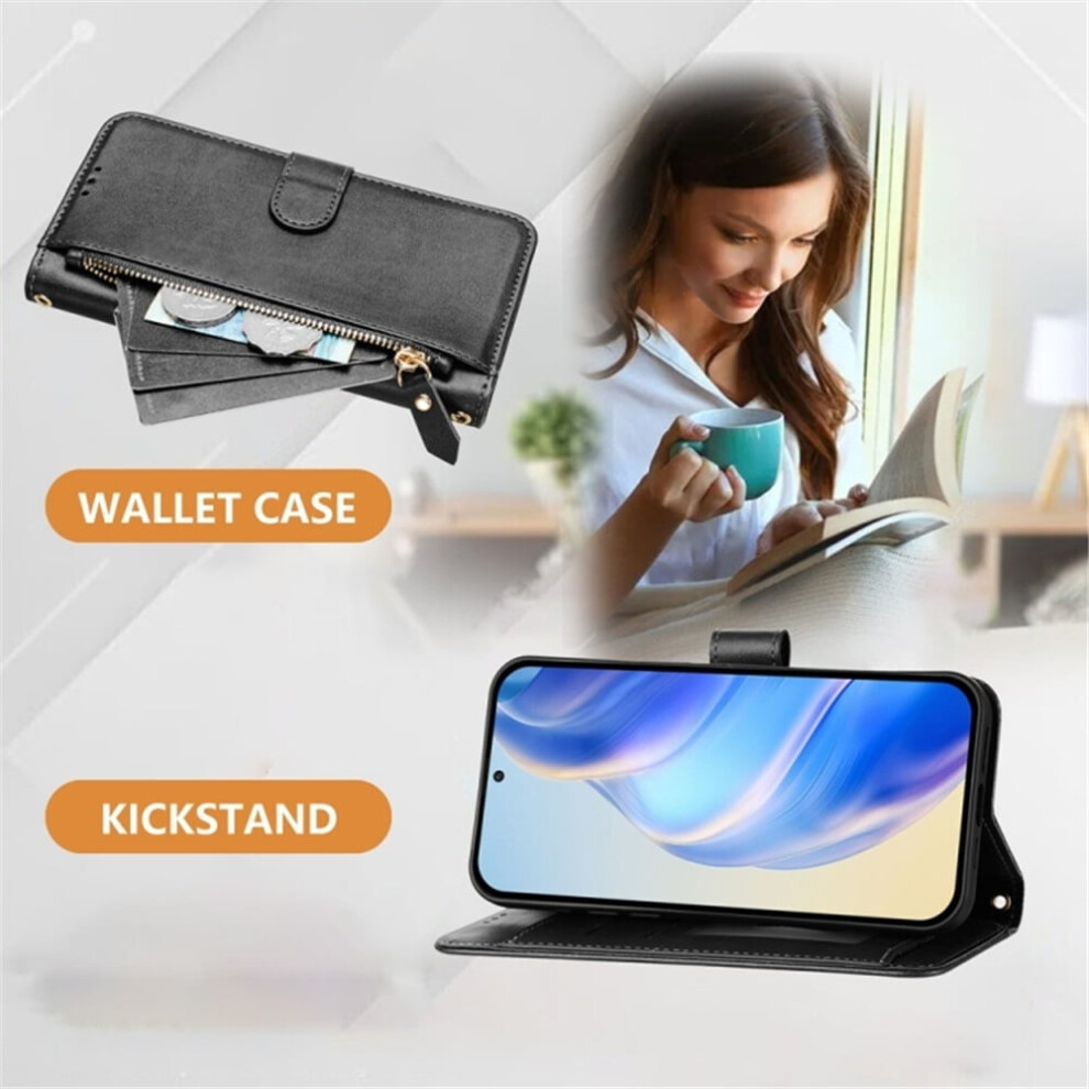Wallet Case For Samsung Galaxy S23 Ultra 5G Leather Black 9170372631223