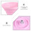 Pink Plastic Cake Stand for Wedding Decoration 7.5 Inches 7