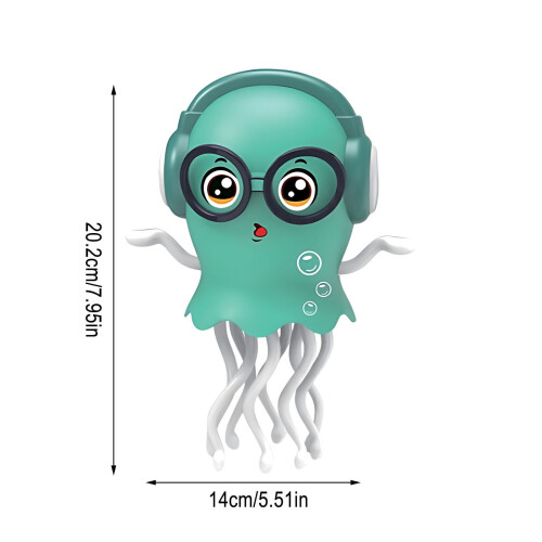 Dancing Jellyfish Figurine USB-powered Desk Ornament with 1