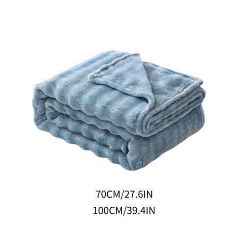 Flannel Rabbit Hair Blanket Solid Color 150x200cm 1