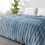 Flannel Rabbit Hair Blanket Solid Color 150x200cm 5