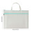 Zipper Pouch File Bag Waterproof A4 Foldable with Handle 3