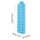 Hanging Shoe Organizer Blue 10-Shelf 2