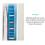 Hanging Shoe Organizer Blue 10-Shelf 5