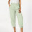 Women's Casual Solid Capri Pants with Pockets Green L 3