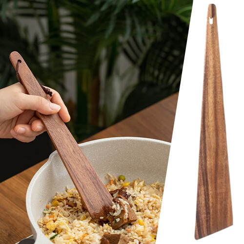 Teak Spatula with Hanging Rope 1 Piece 1