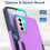 Defender Case for Samsung Galaxy S21 5G Purple Rugged 3