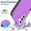 Defender Case for Samsung Galaxy S21 5G Purple Rugged 5
