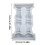 Balcony garden pool fence cement railing mold 2