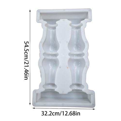 Balcony garden pool fence cement railing mold 1