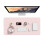 Leott PU leather mousepad large desk mat pink 2