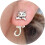 Cat Stud Earrings for Women 2 Pieces 7