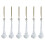 Christmas Ornaments Glass Teardrop Crystal Icicles 6 Count 2