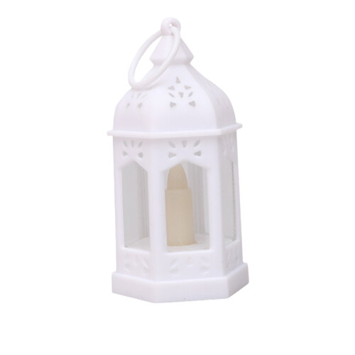 Hexagonal LED Lantern Antique Design 1 Pack 1