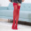 Lace Thigh High Stockings Sheer One Size 2