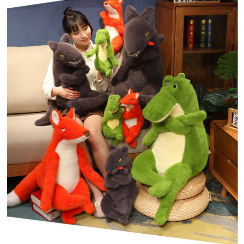Cool Guys Plush Toy Fox Wolf Crocodile 3 Sizes 2