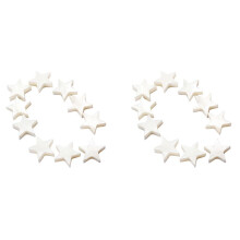 20Pcs Pearl Shell Fret Inlay Markers Star Shaped Guitar Fretboard Dots for Guitar Ukulele Banjo Mandolin Decoration