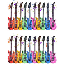 20X Inflatable Guitar, Blow Guitar, Suitable for Children'S Gifts Holiday Parties