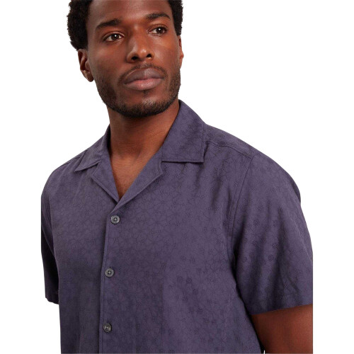 Ted Baker (XL, Navy) Ted Baker Mens Patterned Relaxed Fit Shirt 2