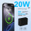 20W USB-C PD Wall Charger with 6ft Cable 2