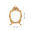 Vintage tabletop mirror European style 1 piece 2