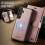 Capa protetora com bloqueio RFID para Samsung Galaxy S24FE5G6.7" 2