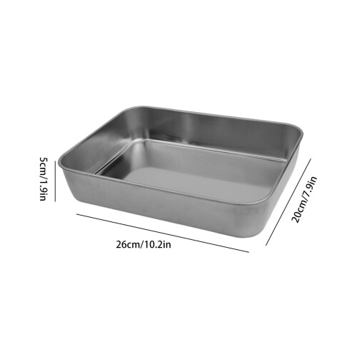 Stainless Steel Cookie Sheet with Wire Rack and Cover 1