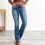 Jeans Bootcut do Mhná Gorm Spéir XL 7