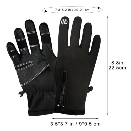 Varme ridehansker med full finger, vanntett og isolert 2