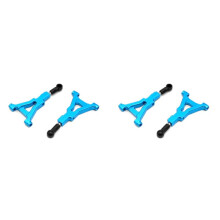 4 Pack Metal Front Lower Suspension Swing Arm for 1/10 TRF416 RC Car Upgrade Parts