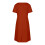 Φόρεμα μακρύ με V-Neck και Spandex για έφηβες, καμένο πορτοκαλί 4