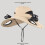 Solar Fan Hat Bred Skygge Khaki2Fans3Speeds 2