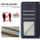 iPhone 12 Mini Brieftaschenhülle aus Leder mit Magnetverschluss 5