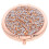 Miroir de maquillage portable ULTNICE avec strass, en ABS, 1 pièce 6