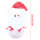 Kerstsnoeppot met pluche deksel (1,5 liter) 2
