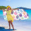 Serviette de plage en microfibre 76 x 152 cm, séchage rapide, anti-sable 6