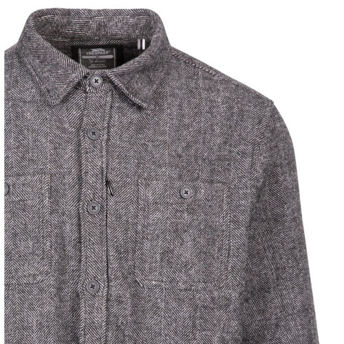 Trespass (S, Grey) Trespass Mens Plain Collared Shirt 2