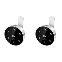 2X Electronic Locker Cabinet Combination Lock, Electronic Cabinet Lock, with Two Unlocking Methods A